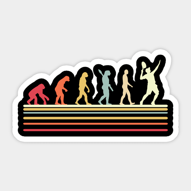 Tennis evolution Sticker by JasonShirt